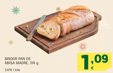 Oferta de Bridor -  Pan De Masa Madre por 1,09€ en HiperDino