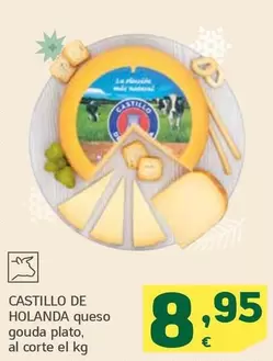 Oferta de Castillo de Holanda - Queso Gouda Plato por 8,95€ en HiperDino