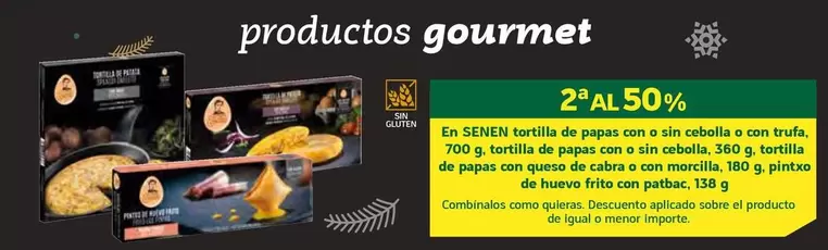 Oferta de Senen - En Tortilla De Papas Con O Sin Cebolla O Con Trufa  en HiperDino