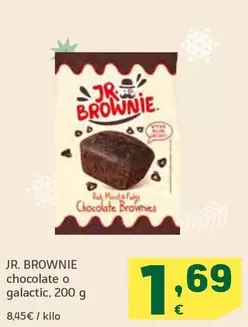 Oferta de Jr Brownie - Chocolate O Galactic por 1,69€ en HiperDino