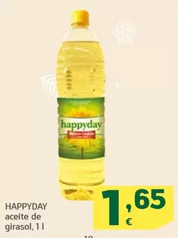 Oferta de Happyday - Aceite De Girasol por 1,65€ en HiperDino