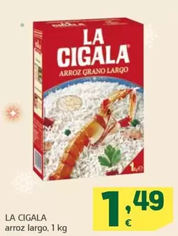 Oferta de La Cigala - Arroz Largo por 1,49€ en HiperDino