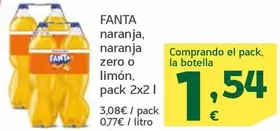 Oferta de Fanta - Naranja Naranja Zero O Limon por 3,08€ en HiperDino