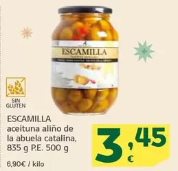 Oferta de Escamilla - Aceituna Alino De La Abuela Catalina por 3,45€ en HiperDino