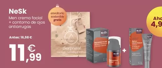 Oferta de Man Crema Facial + Contorno De Ojos por 11,99€ en Clarel