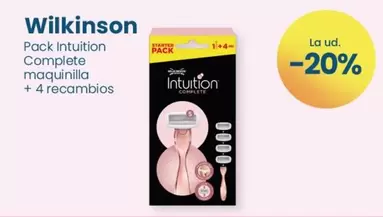 Oferta de Wilkinson - Pack Intuition Complete Maquinilla en Clarel