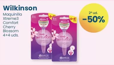 Oferta de Wilkinson - Maquinilla Xtreme3 Comfort Cherry Blossom en Clarel