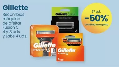 Oferta de Gillette - Recambios Maquina De Afeitar Fusion 5 en Clarel