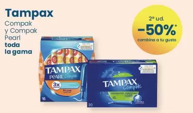 Oferta de Tampax - Compak Y Compak Pearl Toda La Gama en Clarel