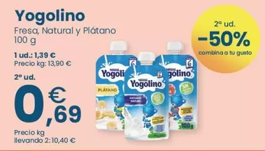 Oferta de Yogolino por 1,39€ en Clarel