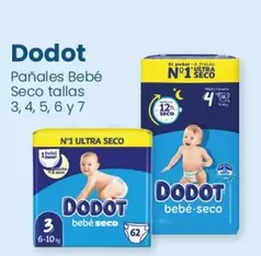 Oferta de Dodot - Pañales Bebé Seco Tallas en Clarel