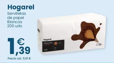 Oferta de Servilletas De Papel Blancas por 1,39€ en Clarel