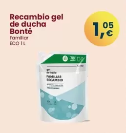 Oferta de Bonté - Recambio Gel De Ducha por 1,05€ en Clarel