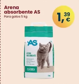 Oferta de As - Arena Absorbente por 1,39€ en Clarel