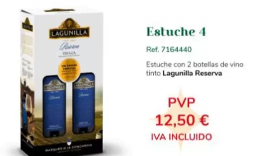 Oferta de Lagunilla - Estuche 4 por 12,5€ en Consum