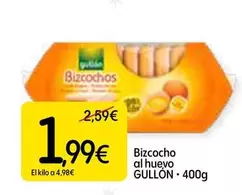 Oferta de Gullón - Bizcocho Al Huevo por 1,99€ en Dialprix