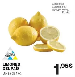 Oferta de Eureka - Limones Del País por 1,95€ en Supercor