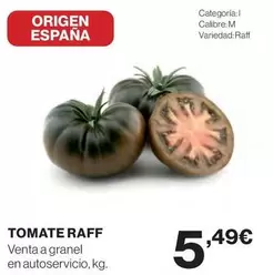 Oferta de Origen - Tomate Raff por 5,49€ en Supercor