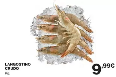 Oferta de Langostino Crudo por 9,99€ en Supercor