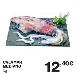 Oferta de Calamar Mediano por 12,4€ en Supercor