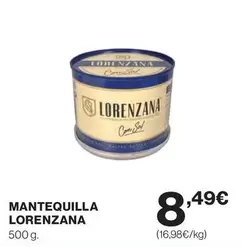 Oferta de Lorenzana - Mantequilla por 8,49€ en Supercor