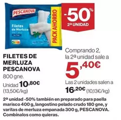 Oferta de Pescanova - Filetes De Merluza por 10,8€ en Supercor