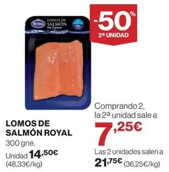 Oferta de Royal - Lomos De Salmon por 14,5€ en Supercor