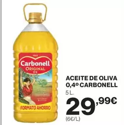 Oferta de Carbonell - Aceite De Oliva por 29,99€ en Supercor