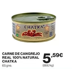 Oferta de Carne De Cangrejo Real 100% Natural por 5,59€ en Supercor