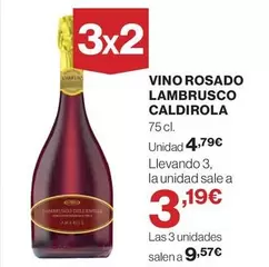 Oferta de Lambrusco - Vino Rosado por 4,79€ en Supercor