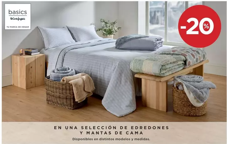 Oferta de En Una Selección De Edredones Y Mantas De Cama en Hipercor