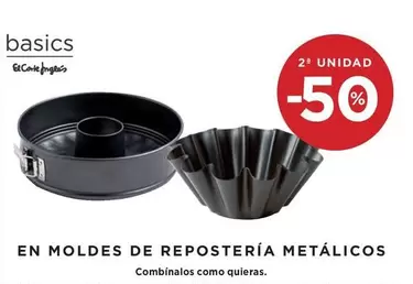 Oferta de En Moldes De Repostería Metalicos en Hipercor