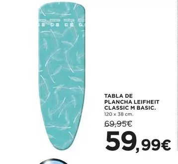 Oferta de Leifheit - Tabla De Plancha Leifheit Classic M Basic por 59,99€ en Hipercor