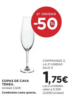 Oferta de Copas De Cava por 3,5€ en Hipercor