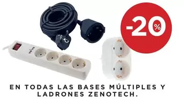 Oferta de En Todas Las Bases Multiples Y Ladrones Zenotech. en Hipercor