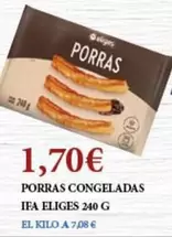 Oferta de Ifa Eliges - Porras Congeladas por 1,7€ en Claudio