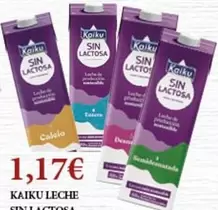 Oferta de Kaiku - Leche por 1,17€ en Claudio