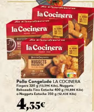 Oferta de La Cocinera - Pollo Congelado por 4,35€ en Gadis