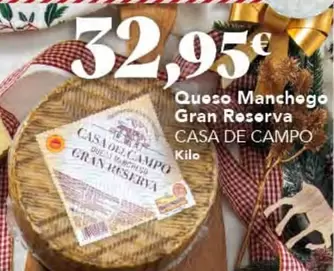 Oferta de Gran Reserva - Queso Manchego por 32,95€ en Gadis