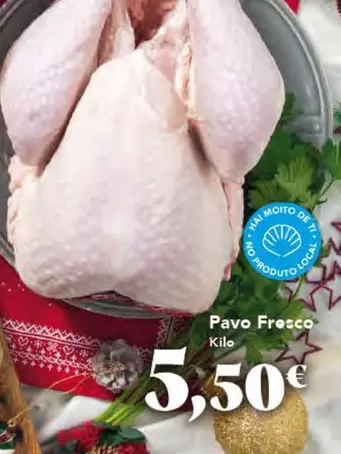 Oferta de Pavo Fresco por 5,5€ en Gadis