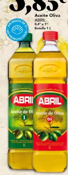 Oferta de Abril - Aceite Oliva por 3,05€ en Gadis