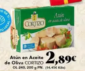 Oferta de Cortizo - Atún En Aceite De Oliva por 2,89€ en Gadis