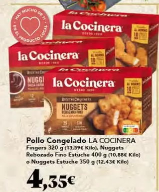 Oferta de La Cocinera - Pollo Congelado por 4,35€ en Gadis