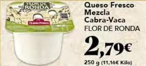 Oferta de Flor de Ronda - Queso Fresco Mezcla Cabra-vaca por 2,79€ en Gadis