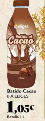 Oferta de Ifa Eliges - Batido Cacao por 1,05€ en Gadis