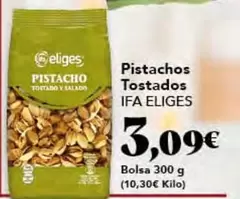 Oferta de Ifa Eliges - Pistachos Tostados por 3,09€ en Gadis