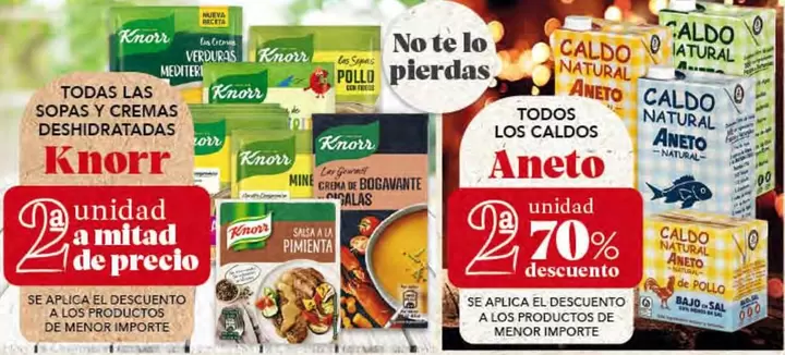 Oferta de Knorr - Todas Las Sopas Y Ceremas Deshidratadas en Gadis