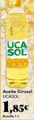 Oferta de Ucasol - Aceite Girasol por 1,85€ en Gadis