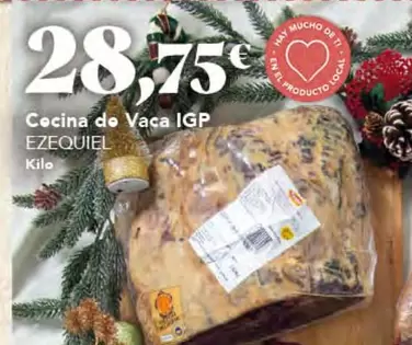 Oferta de Ezequiel - Cocina De Vaca IGP por 28,75€ en Gadis