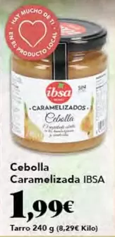 Oferta de Ibsa - Cebolla Caramelizada por 1,99€ en Gadis